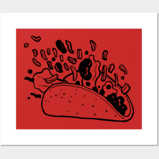 Spill your taco Posters and Art